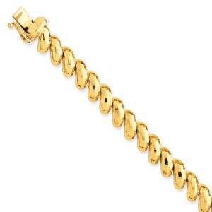  14k Gold Faceted San Marco Bracelet Jewelry