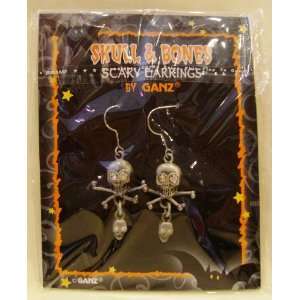 Halloween Skull & Bones Scary Earrings 