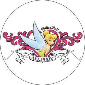 Disney Tinkerbell All Pixie Fairy Tink Button Pin NEW  