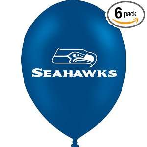 com Seattle Seahawks Blue 11 Round Latex Balloons, by Classic   Pack 