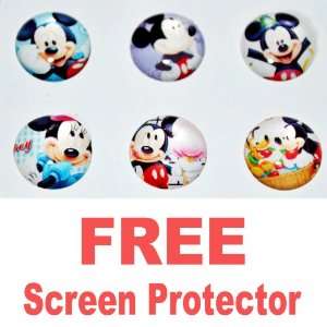  Mickey Mouse Home Button Sticker for Apple Ipad/iphone 3g 