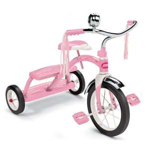 Radio Flyer Girls Classic Dual Deck Tricycle Pink 042385957111  