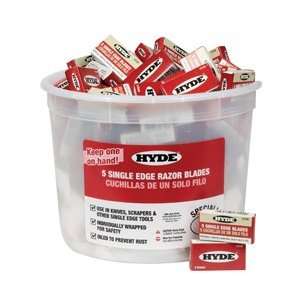  HYDE 5 Pack Stardard Single Edge Razors 100 Count Bucket 