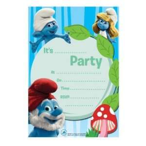  Smurfs Party Invitations Toys & Games