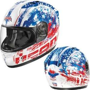  Icon Alliance SSR Americana Full Face Helmet X Small  Off 