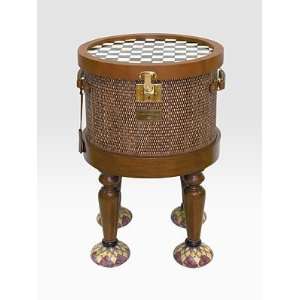  MacKenzie Childs Courtly Campaign End Table