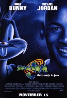 SPACE JAM MOVIE POSTER 2 Sided ORIGINAL Rolled Version B1 27x40
