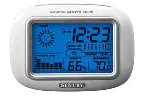 Sentry Big Screen Clock w/Weather NR  