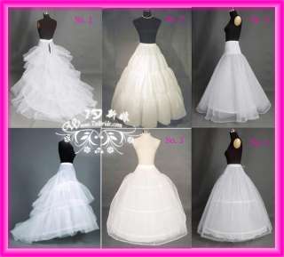 Wedding Dress Accessory 5 Styles Petticoat Underskirt  