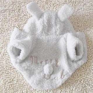 Cute Sheep Warm Pet Dog Clothes Coat Apparel S M L XL  