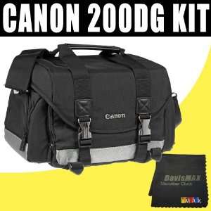  Canon 200DG Digital Camera Gadget Bag (Black) for Canon EOS T1i T2i 
