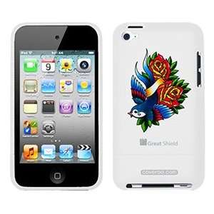  Bird with Roses on iPod Touch 4g Greatshield Case 