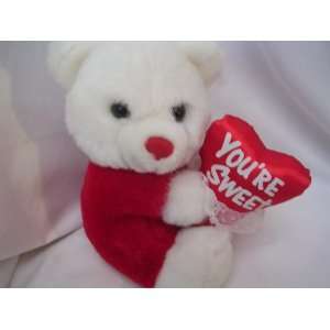 Valentine Teddy Bear with Ice Cream Cone Plush Toy 10 Collectible 