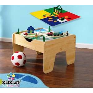  2 in 1 Lego Train Table: Toys & Games