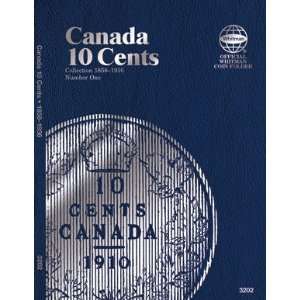  Whitman Coin Folder Album   Canadian 10 Cents 1858 1936 