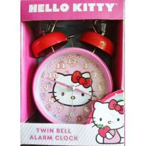  Hello Kitty Twin Bell Alarm Clock: Home & Kitchen