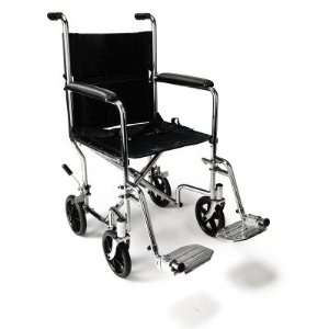   Steel Transport Wheelchair Seat Size: 19 Health & Personal Care