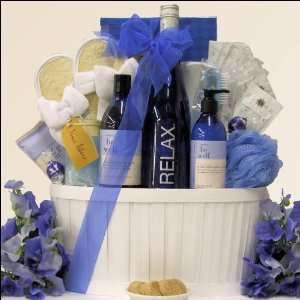 RELAX Riesling Mothers Day Wine & Spa Gift Basket