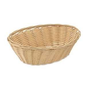 Basket, Oval, 9 X 6 3/8 X 3, Wire Reinforced Tops, Bottoms And 